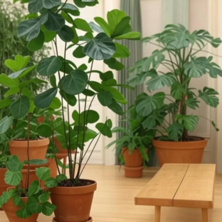 Wnętrze salonu bloomeexa z ekskluzywnymi roślinami doniczkowymi